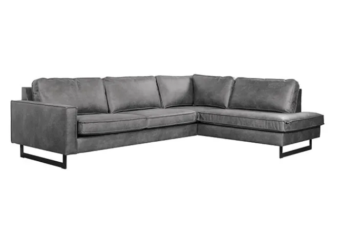 Best Paco World Collections Bankstel Mauro met Ottomaan Antraciet