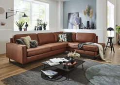 New Paco World Collections Bankstel Mauro met Ottomaan Cognac