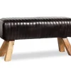 Clearance Paco World Collections Beckett leather Stool Large