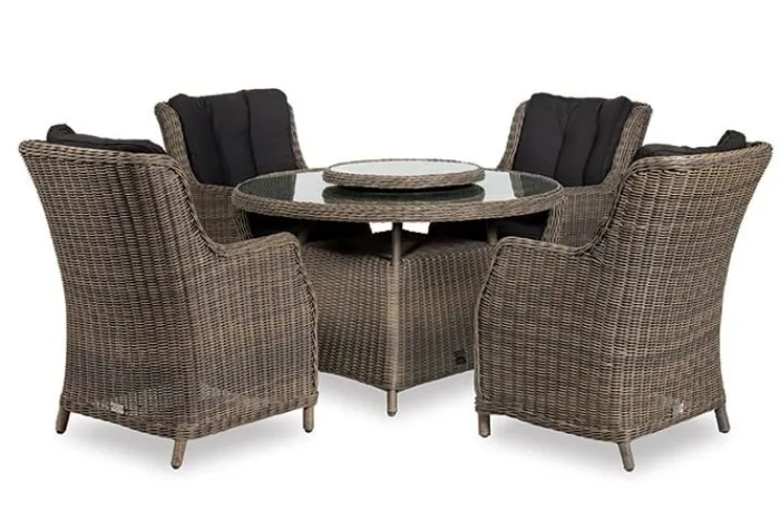 Clearance Paco World Collections Bordeaux' Dining tuintafel met draaitop 60 cm