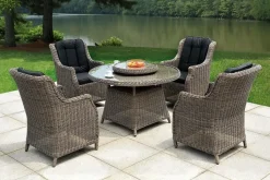 Clearance Paco World Collections Bordeaux' Dining tuintafel met draaitop 60 cm