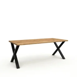 New Paco World Collections Bordo eettafel met X-poten