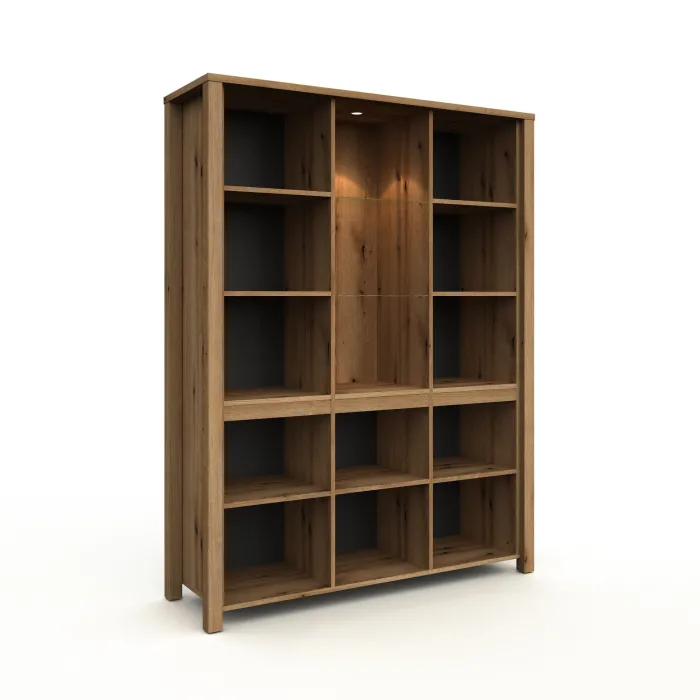 Outlet Paco World Collections Bordo wandkast incl. LED verlichting