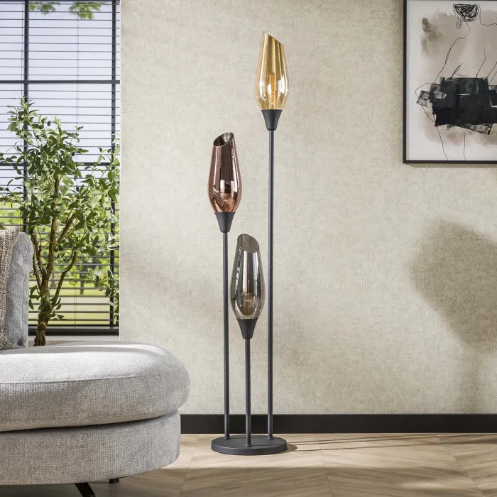 Online Paco World Collections Calo vloerlamp verkrijgbaar in 2 maten!