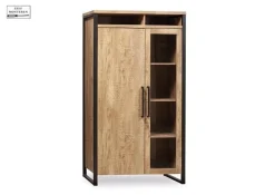 New Paco World Collections Charisma Wandkast 1 deur, 1 glazen deur
