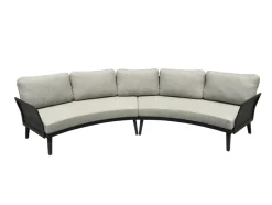 Discount Paco World Collections Cozy Livingset met coffee table en 3 hockers