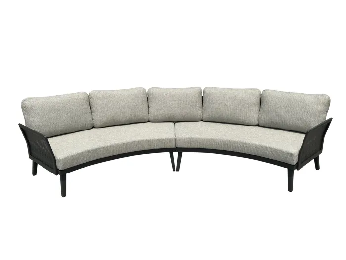 Discount Paco World Collections Cozy Livingset met coffee table en 3 hockers