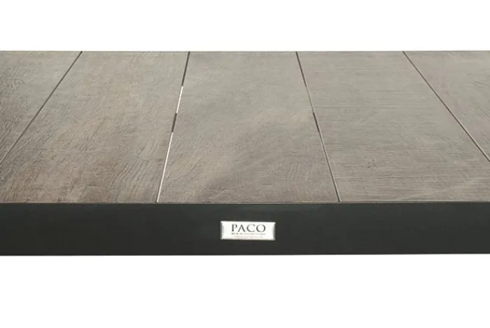 Outlet Paco World Collections Diningset 'Reese' Dark Grey