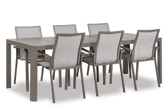 New Paco World Collections Diningset 'Reese' Light Grey