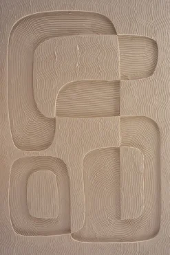 Sale Paco World Collections 3D Schilderij - Organisch taupe