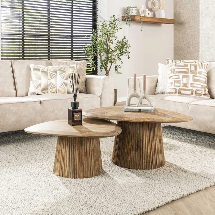 Outlet Paco World Collections Eleo salontafel set van 2