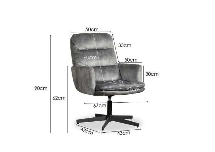 Online Paco World Collections Fauteuil 'Bowey'