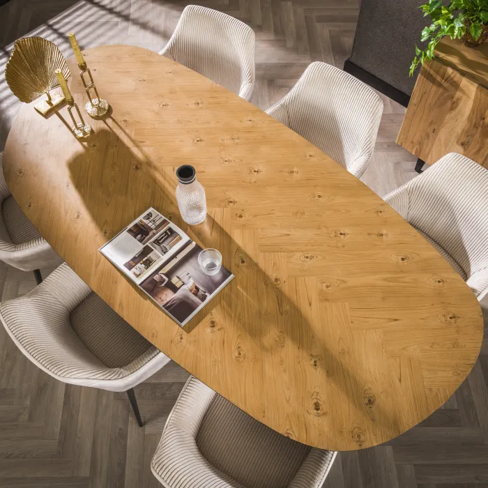Hot Paco World Collections Herringbone eettafel