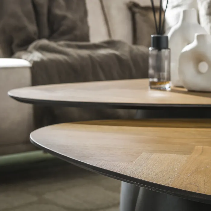 Paco World Collections Herringbone salontafel set van 2