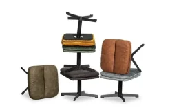 Clearance Paco World Collections Hocker Velvet