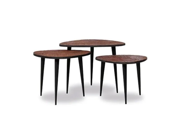 Online Paco World Collections Jati Coffee tables set of 3