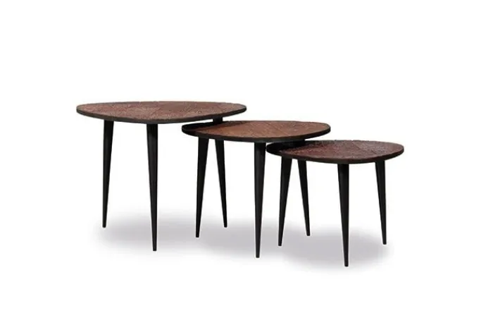 Online Paco World Collections Jati Coffee tables set of 3