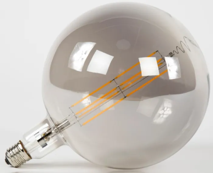 Discount Paco World Collections Lichtbron LED Ø20,0 - E27 8W dimbaar / Smoke Grey