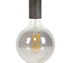 Paco World Collections Lichtbron LED filament bol Ø12,5 E27 6W smoke grey
