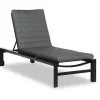 Outlet Paco World Collections Ligbed 'Altona' met wiel Verstelbaar Antraciet