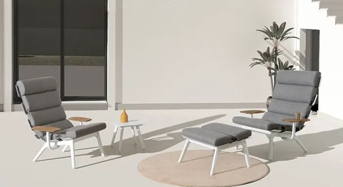 Discount Paco World Collections Loungestoel 'Cordoba' 2-delig