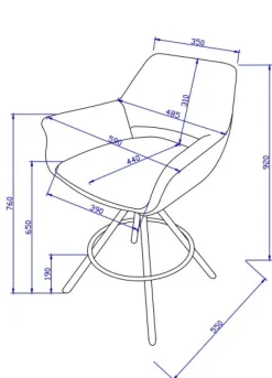 Best Paco World Collections Lucas barchair