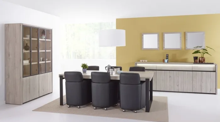 Discount Paco World Collections Lucca glaskast inclusief LED verlichting