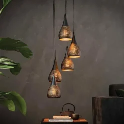 Clearance Paco World Collections Marrakesh hanglamp 5 lichten