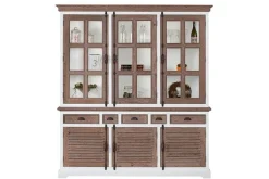 New Paco World Collections Martinique Glass Cabinet 3 deurs