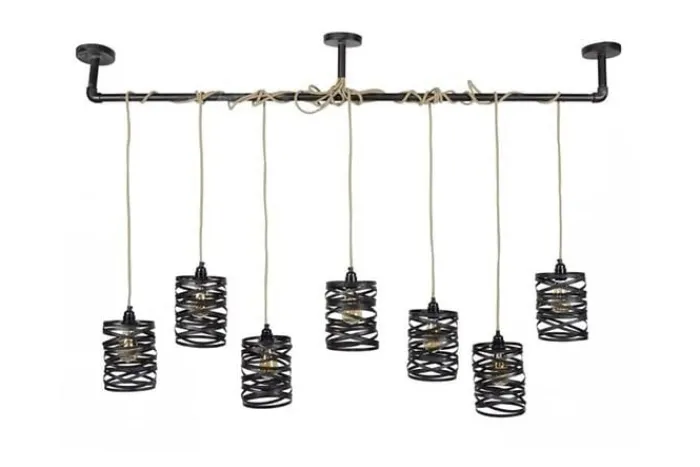 New Paco World Collections Medina Hanglamp 7 lampen