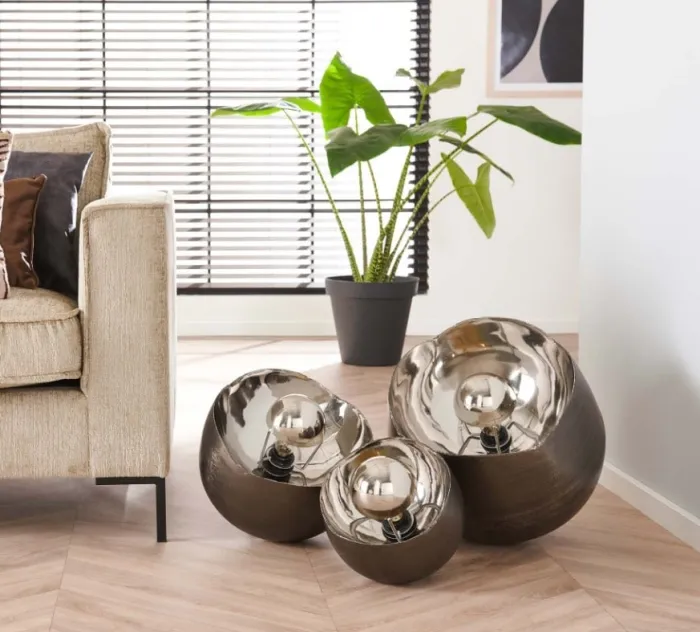 Paco World Collections Mirror Tafellamp