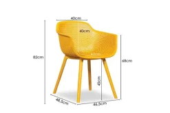 Paco World Collections Mona Dining Tuinstoel