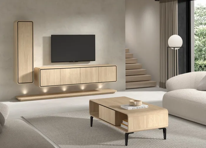 Sale Paco World Collections Nux salontafel met 1 lade