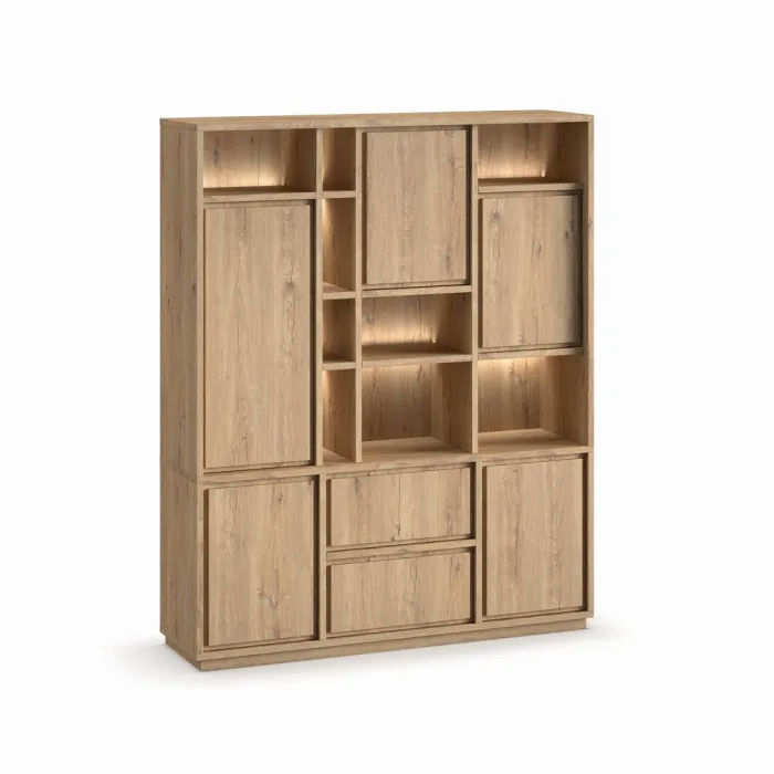 Discount Paco World Collections Oax wandkast inclusief LED verlichting