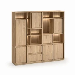 Discount Paco World Collections Oax wandkast inclusief LED verlichting