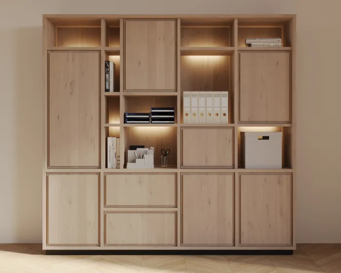 Discount Paco World Collections Oax wandkast inclusief LED verlichting
