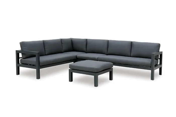 New Paco World Collections Palizzi loungeset met coffee table Antraciet