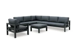 New Paco World Collections Palizzi loungeset met coffee table Antraciet