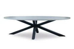 Clearance Paco World Collections Pandora Outdoor Dining Table Oval