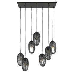 New Paco World Collections Paulina Hanglamp 4+3L