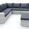 Sale Paco World Collections Premium hoekset inclusief zit- en rugkussens en salontafel