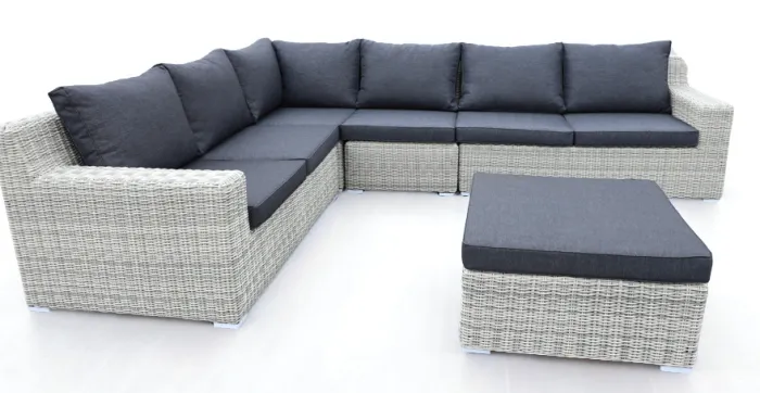 Sale Paco World Collections Premium hoekset inclusief zit- en rugkussens en salontafel