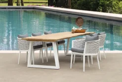 Best Paco World Collections Provence' Dining tuintafel Wit