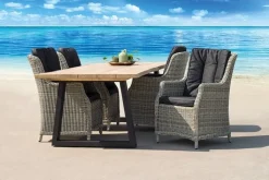 Clearance Paco World Collections Provence' Dining tuintafel Zwart