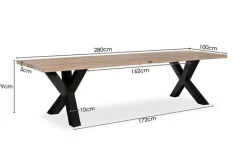Paco World Collections Riga' Dining tuintafel