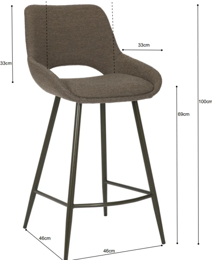 New Paco World Collections Rivola Barkruk