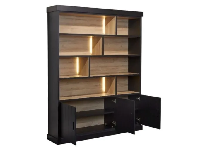 Best Paco World Collections Samuel Wandkast inclusief LED verlichting