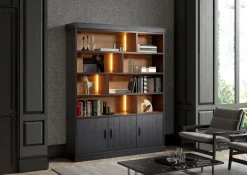 Best Paco World Collections Samuel Wandkast inclusief LED verlichting