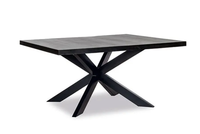 Clearance Paco World Collections Square Eettafel Vierkant Zwart blad