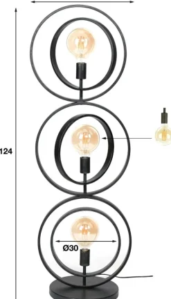 Best Paco World Collections Swirl vloerlamp